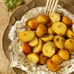 Gebackene Kartoffeln mit Minze und Knoblauch
