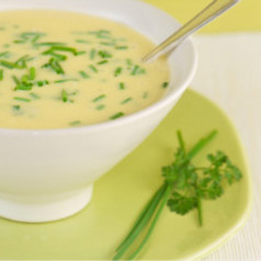 Käse-Kräuter-Suppe