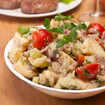Kartoffelsalat mit Rindfleisch