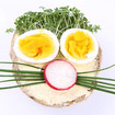 Kräutersandwich mit Ei
