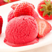 Erdbeermousse-Eis