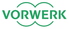 Das Bild zeigt das Logo von Vorwerk. Es besteht aus dem Wort "VORWERK" in grüner Schrift, umgeben von zwei stilisierten, geschwungenen Linien, die eine Verbindung darstellen. Das Design vermittelt ein modernes und innovatives Unternehmen.