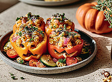 Image of Paprikafratzen mit Pasta-Salat