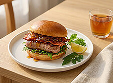 Image of Bacon Bratwurst Burger