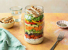 Image of Salat im Glas