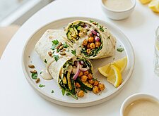 Image of Wraps mit Kichererbsen