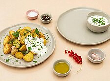 Image of Ofenkartoffeln mit Sour Cream und Kräutern