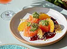 Image of Gebeizter Eismeersaibling mit winterlichen Aromen