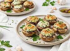 Image of Champignons mit Kräuterfüllung