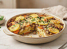 Image of Weißkohl Möhren Auflauf