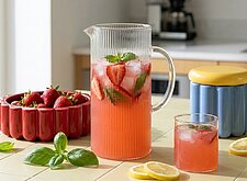 Image of Erdbeer-Basilikum-Limonade