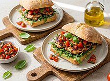 Image of Bruschetta Chicken Burger