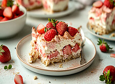 Image of Erdbeer-Rhabarber-Tiramisu