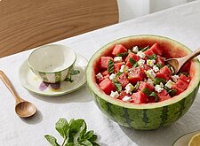 Image of Wassermelonensalat mit Feta und Minze