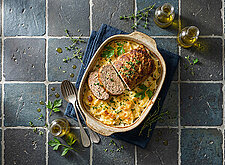 Image of Hackbraten auf Kartoffelgratin