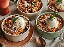 Image of Baked Fruit Crumble