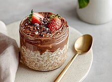 Image of Overnight Oats mit Veganer Nutella
