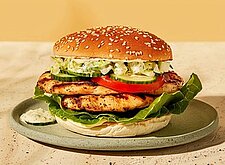 Image of Grilled Chicken Burger mit Apfel Coleslaw