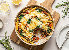 Image of Nudelauflauf mit Spinat