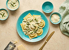 Image of Ravioli mit Spargelfüllung