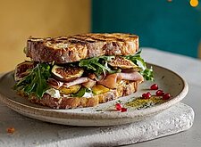 Image of Sandwich mit karamellisierten Feigen