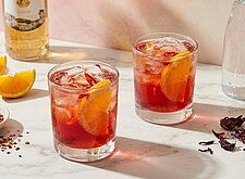 Image of Hibiskus Fizz mit Orange und Chili