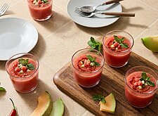 Image of Melon Mint Gazpacho Shots