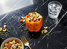 Image of Paprikafratzen mit Pasta-Salat