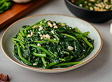 Image of Wasserspinat mit Knoblauch