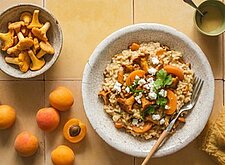 Image of Eierschwammerl Risotto mit Marillen