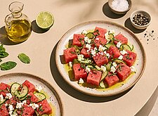 Image of Wassermelonen-Feta-Salat mit Minze