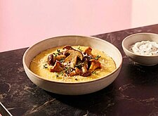 Image of Cremige Pilz Polenta mit Thymian
