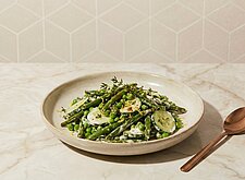 Image of Bohnen Quark Salat mit Erbsen