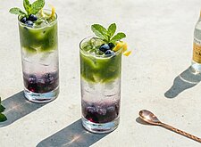 Image of Blueberry Matcha Fizz