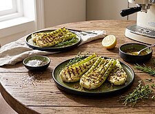 Image of Gegrillter Sellerie mit Kräutermarinade