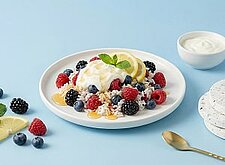 Image of Beeren-Reis mit Joghurt