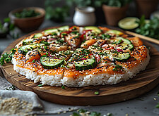Image of Japanische Sushi-Pizza
