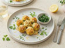 Image of Überbackene Kartoffelbällchen