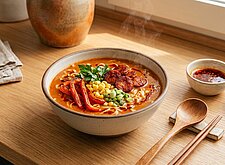 Image of Scharfe Ramen mit Chorizo