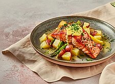 Image of Zitronenlachs mit Spargel