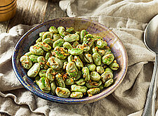 Image of Gebratene Dicke Bohnen mit Knoblauch
