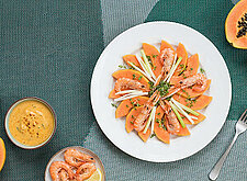 Image of Scampi-Papaya-Salat