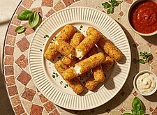 Image of Knusprige Mozzarella Sticks