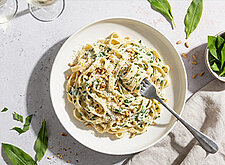 Image of Tagliatelle mit Bärlauch Sahnesauce