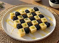 Image of Damier Apéro: Comté und Brombeeren