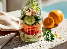 Image of Salat im Glas