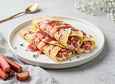 Image of Rhabarber Pfannkuchen