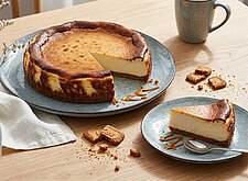 Image of Gebackener Käsekuchen mit Lotuscreme