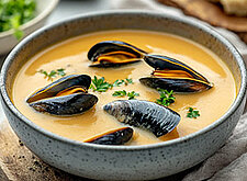 Image of Curry-Miesmuscheln-Suppe