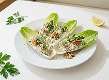 Image of Chicorée Schiffchen mit Champignons & Walnusskernen